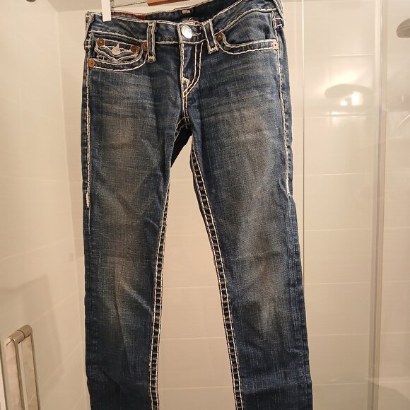 True Religion Julie Super T Jean - Size 27 - Picture 1 of 9